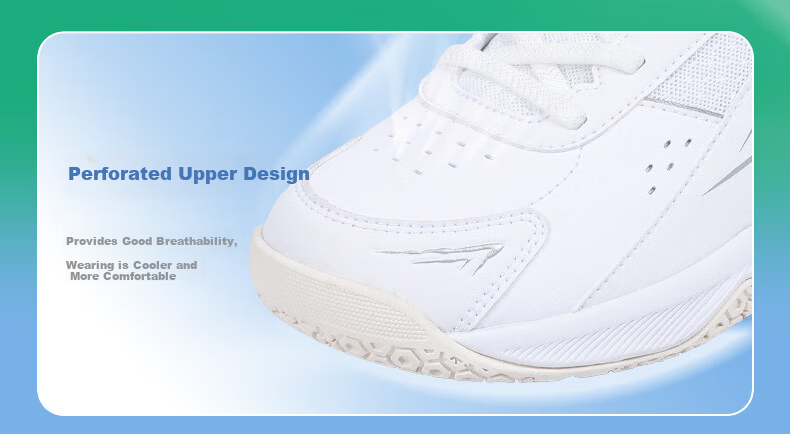 DR·KONG Sports Shoes Autumn Outdoor Training Shoes for Men and Women Children's Badminton Shoes 2C10A3013BM Green Size 38 6
