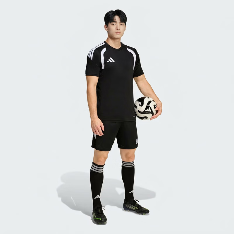 Adidas Men's Soccer Series TIRO26L JSY M Short Sleeve KB1348 Black XS 4