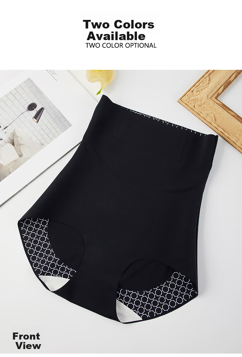 Xueqiman High-Waist Women's Panties 2026 New Slimming Tummy Control Butt Lifting Seamless Waist Shaping Boyshorts 11
