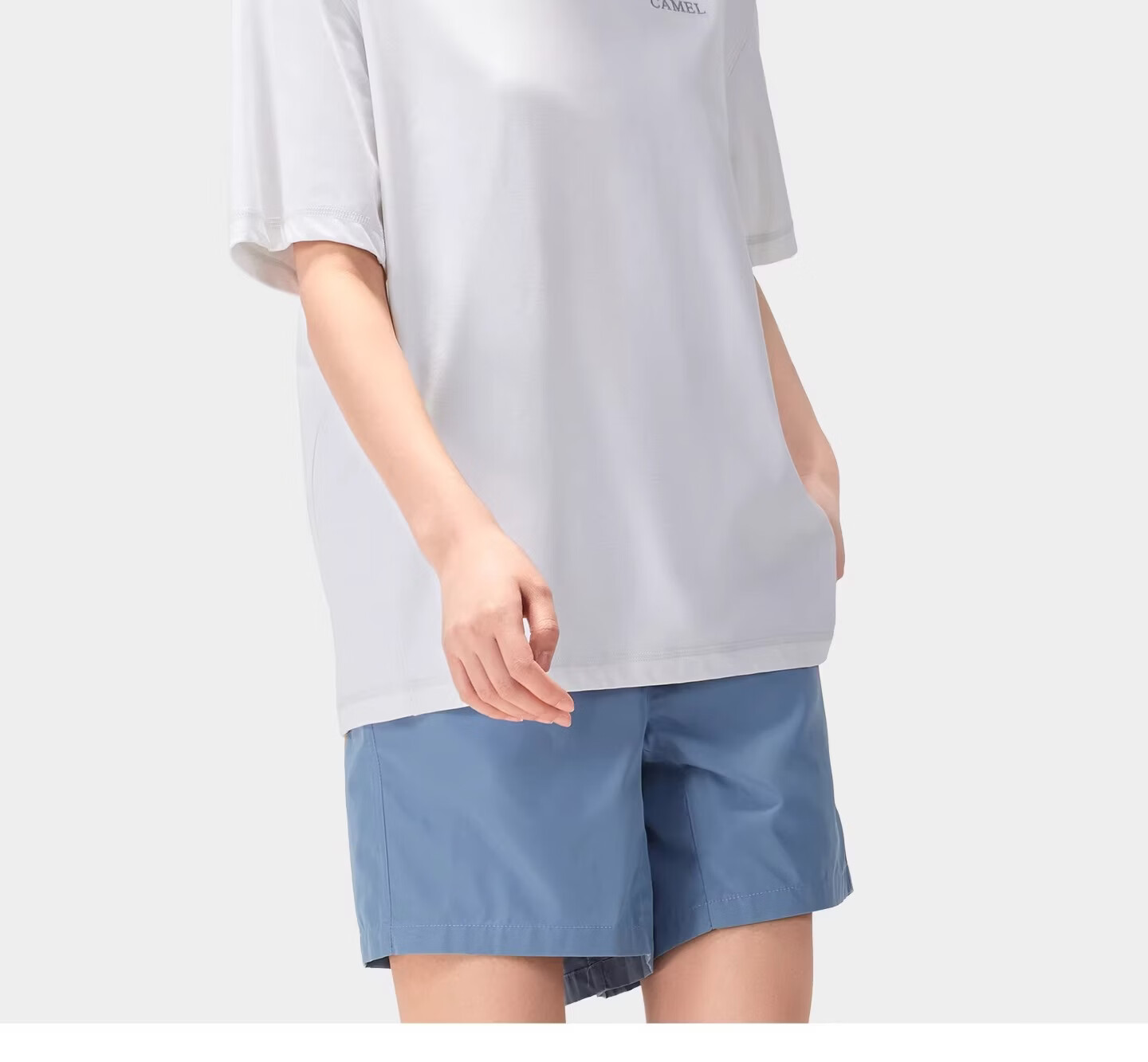 CAMEL Outdoor Quick-Dry T-Shirt Men Spring Summer 2026 Short Sleeve Breathable Cooling Stretch Hiking Top Women A36BK08037 23