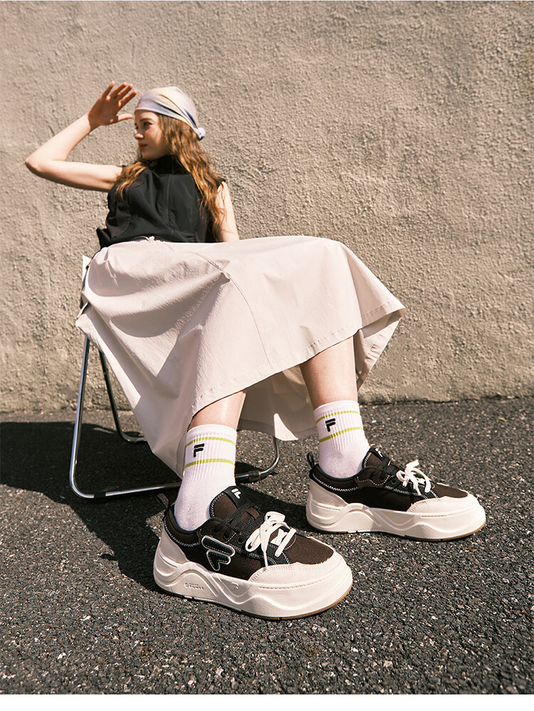 FILA Official Trendy Brand 50-50 DX II Canvas Shoes 2026 Summer Casual Versatile Sneakers 24