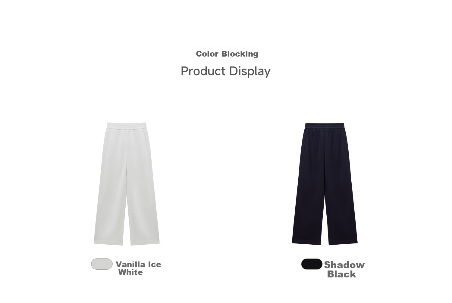 Meters Bonwe Women's Casual Pants 2025 Winter New Solid Color Soft Stretch Wide-Leg Knit Pants Slim Fit Simple Design 3