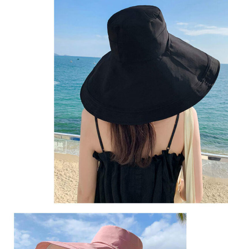 RED DRAGONFLY Women's Sun Protection Hat with Extra Large Brim Reversible Bucket Hat Summer UV Protection Outdoor Cycling Sun Hat 14