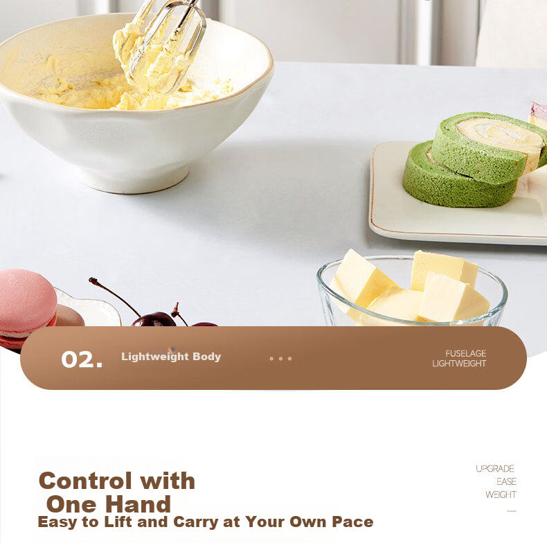 KPS KS938DC Electric Handheld Mixer Whisk Cream Beater for Home Baking 9