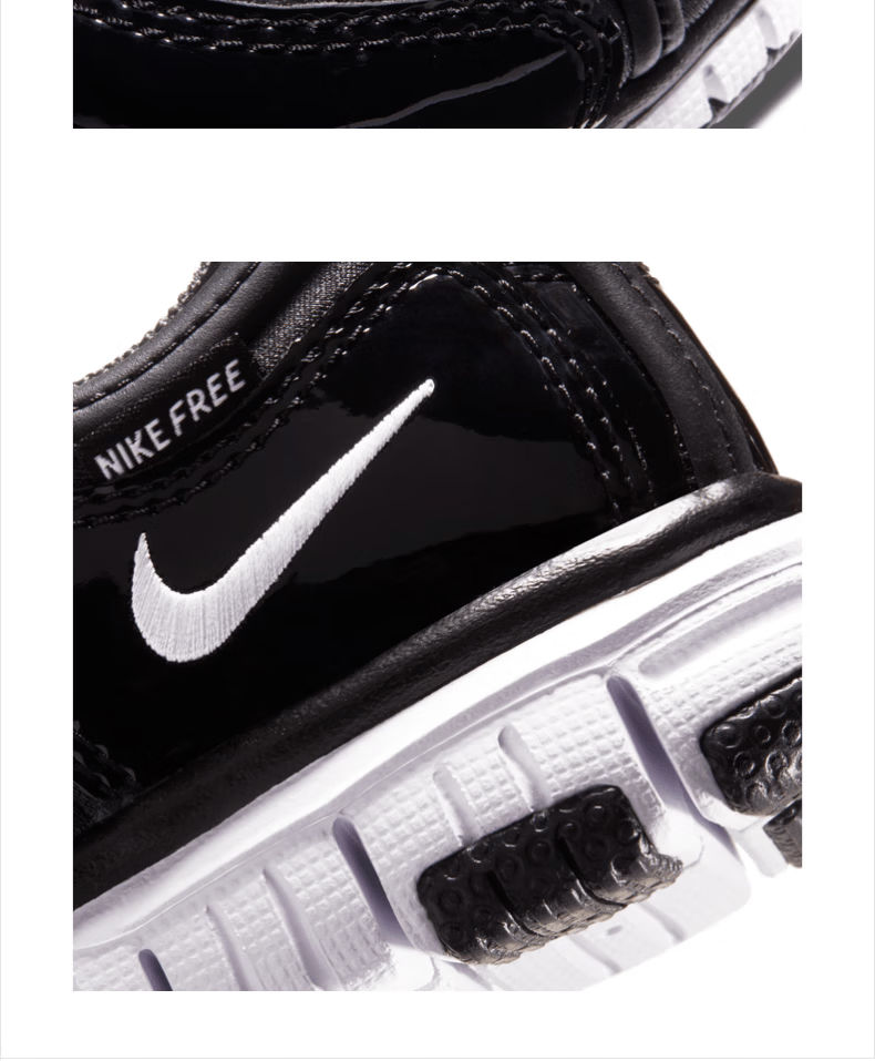NIKE Kids Dynamo Free Casual Shoes 343738-031 Black Size 29.5 12