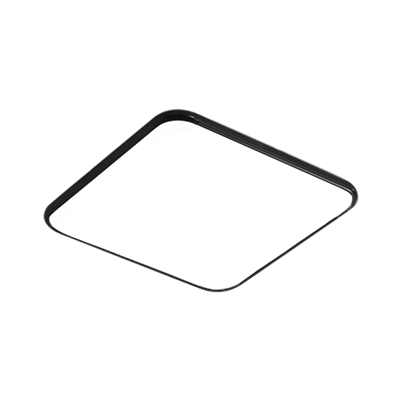 Huipujinggong LED Ceiling Light for Bedroom, Modern And Simple Dining Room, Study Room Lighting Fixture, Square 40*40cm, Three-Color Remote Control