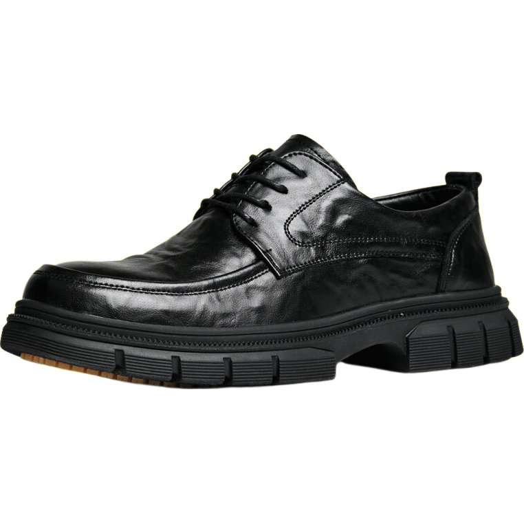 Chudun Non-Slip Waterproof Oil-Resistant Thick-Soled Anti-Odor Black Chef Shoes for Kitchen, Size 40