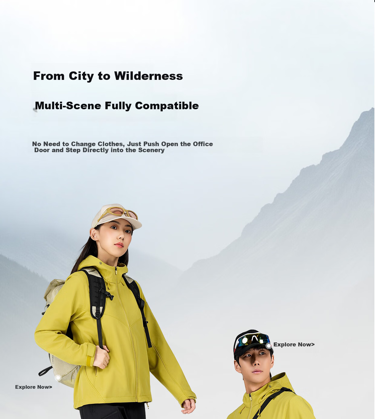 SCALER Outdoor Softshell Jacket Unisex Windproof Warm Liner Mountaineering Hiking Coat F2916D31 15