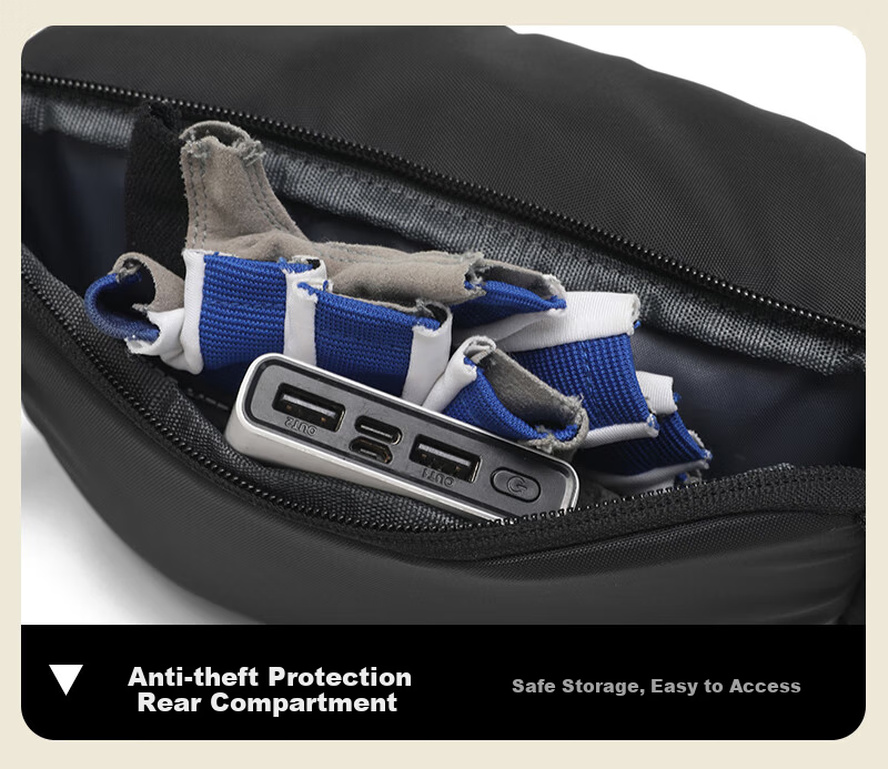 ALPINT MOUNTAIN Elmont Waist Bag Chest Bag Casual Outdoor Crossbody Bag Multifunctional Large Capacity Lightweight Sports Cycling Tactical Bag 25
