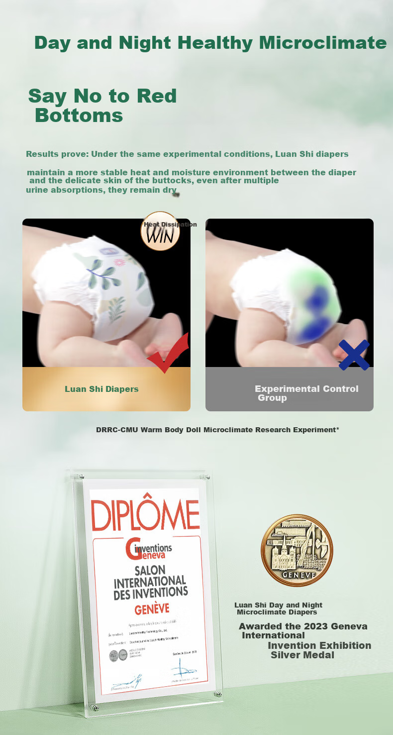 Lelch Day And Night Pure Pure Diapers, Size L, 76 Pieces (9-14kg), Ultra-Thin for Night Use, Baby Diapers 12