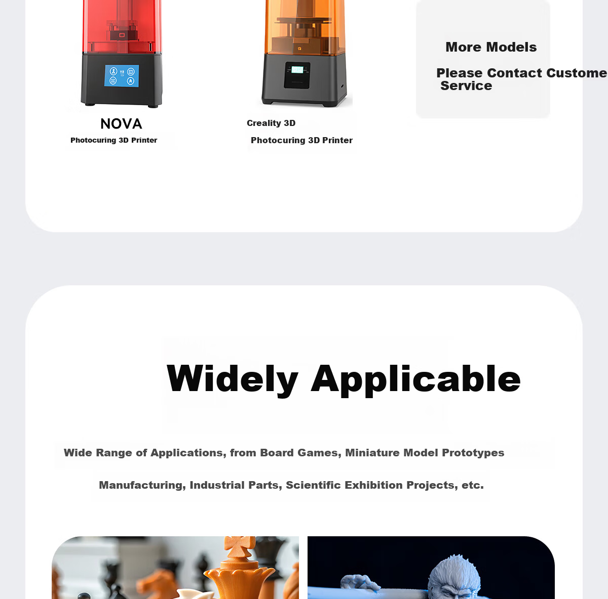 CMYKSUPPLIES Rigid Photocurable Resin 3D Printing Resin Material 405nm Wavelength LCD Compatible with Creality/Anycubic/Phrozen/Hege Printers 12