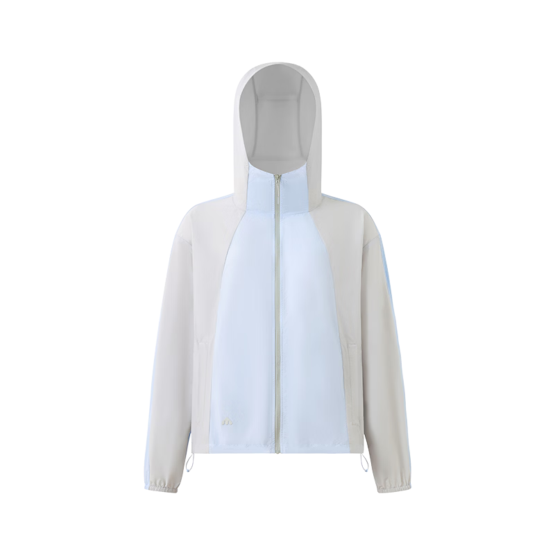 Meilicheng Sun Protection Clothing for Women, UV-Resistant, 2025 Summer New Style Ice Shield Puff, Light Gray, Size L