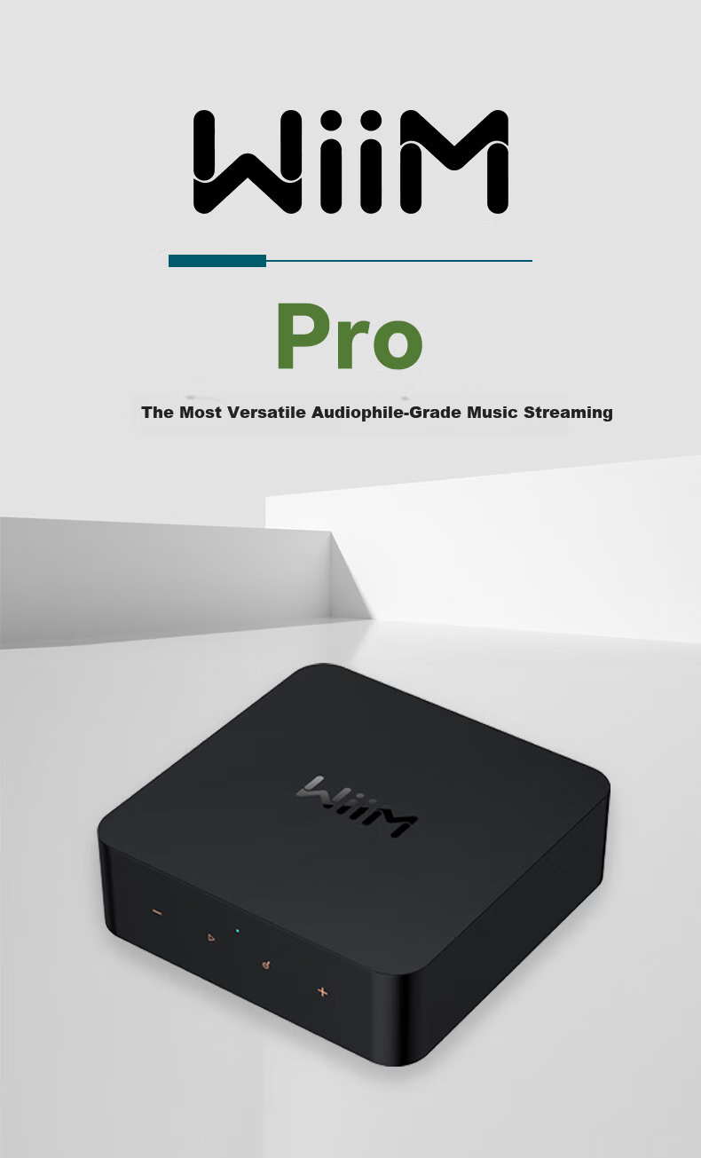 WIIM Pro Streaming Media Player Home DAC Decoder Desktop Lossless HiFi Music Digital Player Network Streaming Audio Decoder 1