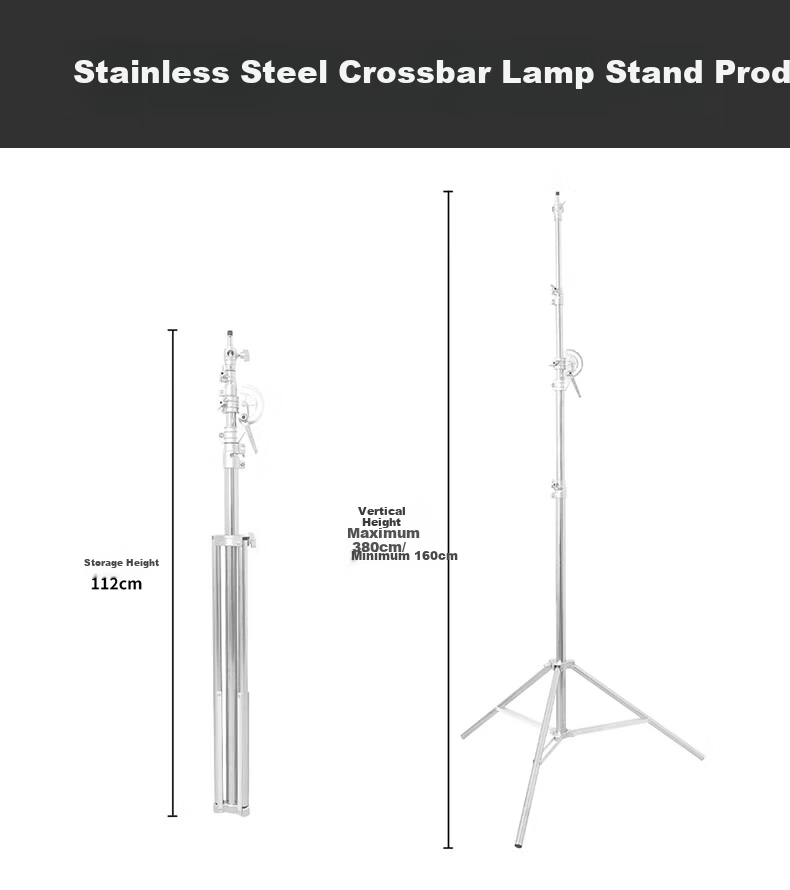 Godox SL/LA Series LED Photography Light Stand Portable Studio Light Fill Light Outdoor Shooting Light Video Live Triangle Large Dual-Purpose Top Crossbar Light Stand 1