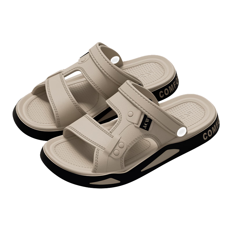 TZLDN Large Size Men's Sandals 2026, Antibacterial New High-End Summer Sports Driving Beach EVA Soft-Soled Sandals for Me
