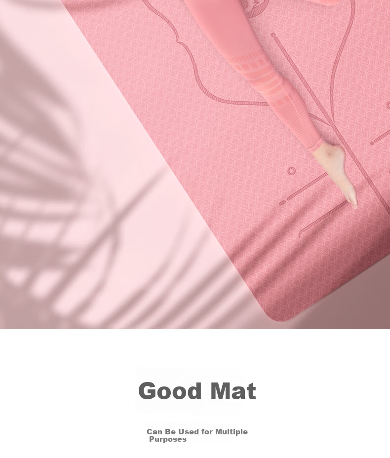 361° Yoga Mat Thickened Non-Slip Home Fitness Mat for Men and Women Shockproof Soundproof Jump Rope Mat 13