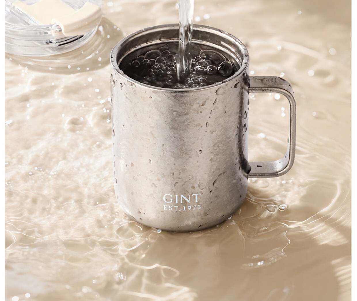 GiNT Pure Titanium Insulated Mug High-Value 2026 New Hand Brew Coffee Cup Office Water Cup with Lid 14