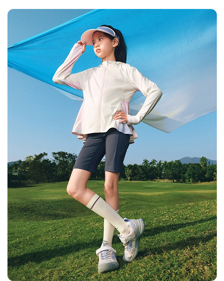 Balabala Girls' Sun Protection Jacket Children's Lightweight Summer 2026 Cooling Quick-Dry Portable Outerwear 18