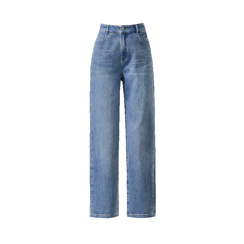 ESE-Y Women's 26 Summer New Slim Straight Leg Jeans Light Blue 28