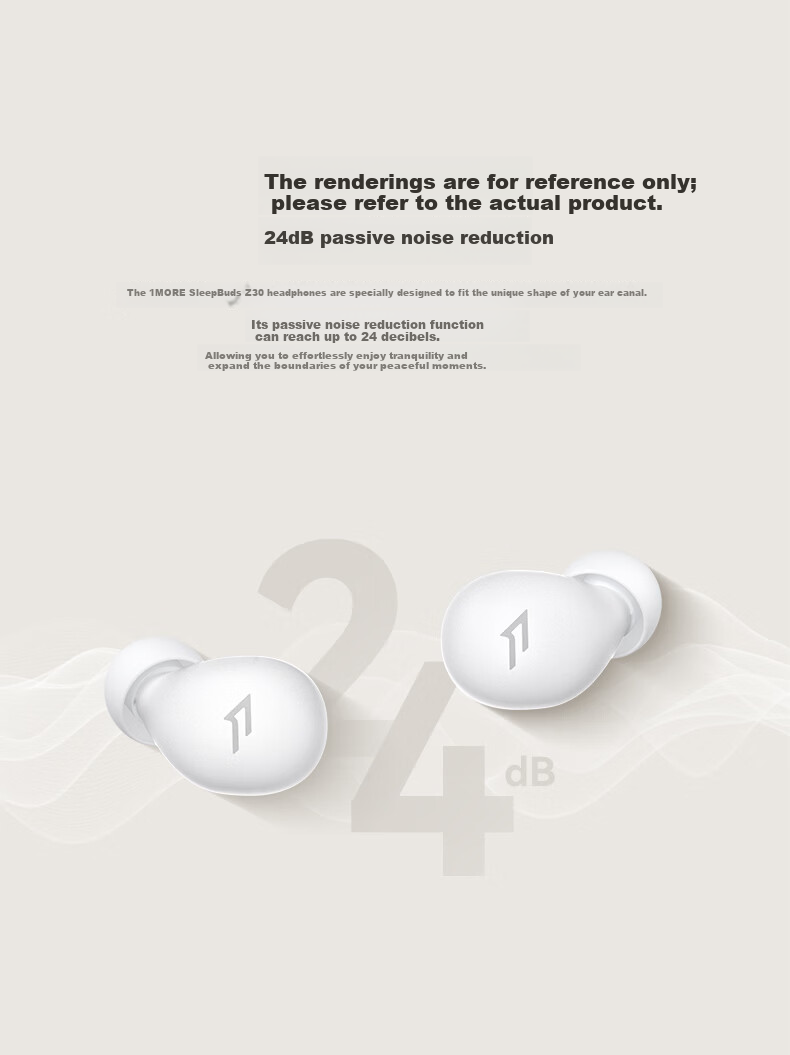 Himalaya Good Voice 1MORE Wameng Z30 Wireless Noise-Cancelling Bluetooth Sleep Earphones Invisible Compact In-Ear Sleep Aid Compatible with Apple Huawei Xiaomi 2026 New Release 5