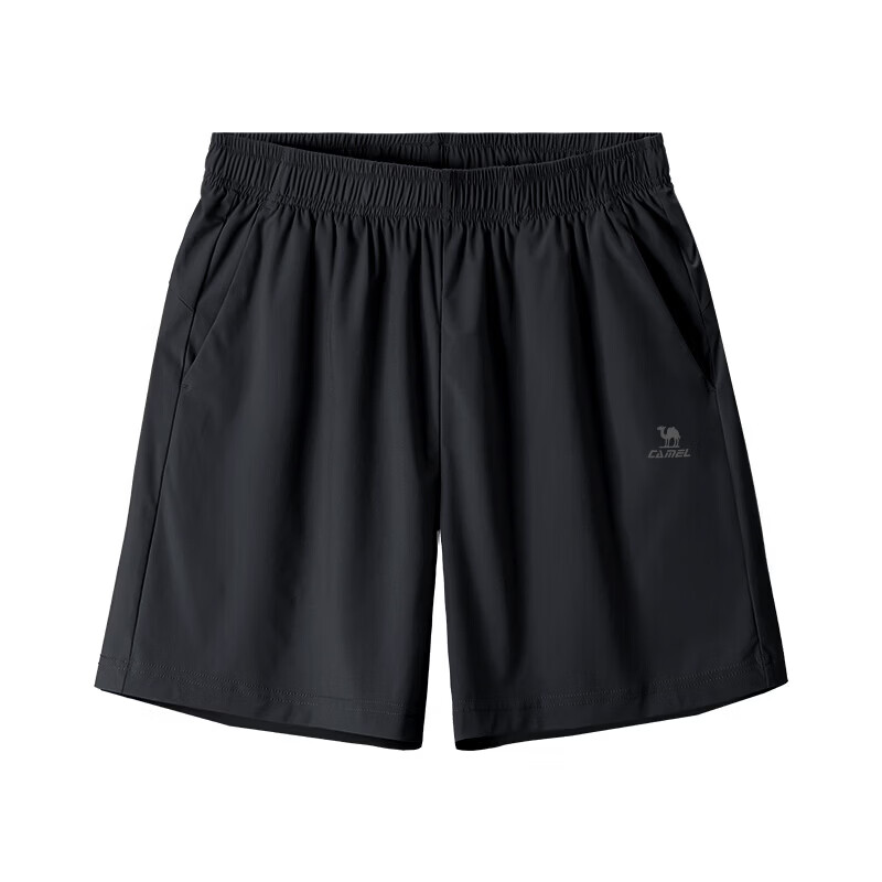 CAMEL Original Yarn Sun Protection Sports Shorts Women Cooling Quick-Dry Running Pants C26BAVL4073 Phantom Black S
