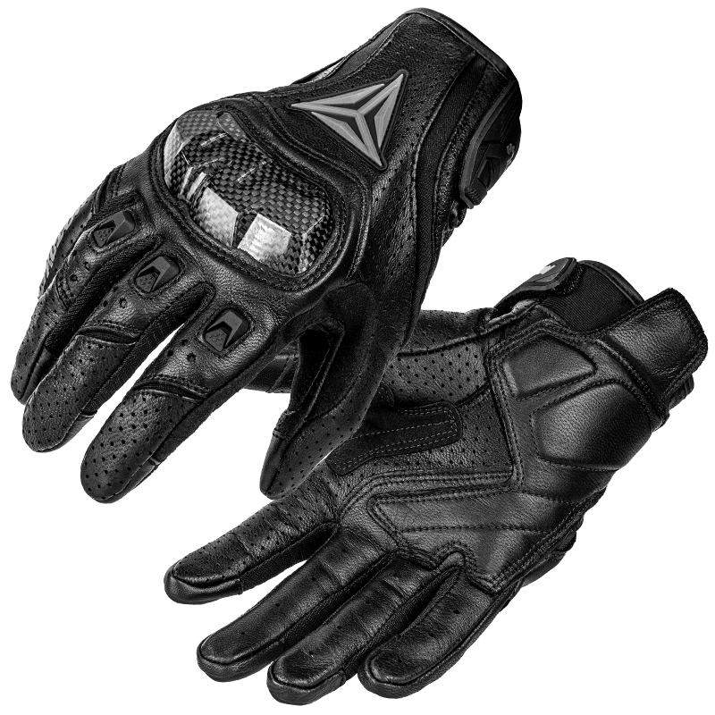 MOTOWOLF Motorcycle Summer Riding Gloves All-Season Universal Anti-Fall Breathable Carbon Fiber Protective Motorbike Gear for Men and Women