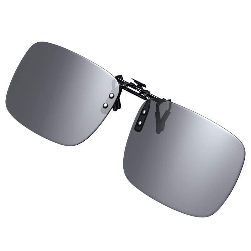 BIAZE Polarized Sunglasses Clip-On for Prescription Glasses, HD Anti-Glare UV Protection Eyewear for Men and Women, Driving and Fishing