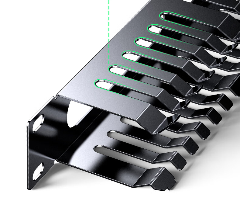 UGREEN 24-Port Patch Panel 19-Inch 1U Rack-Mount Network Cable Management Frame 70424 16
