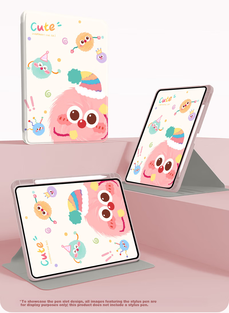 Shihan Compatible with Apple IPad Air 11/8 Case, M4 Chip 2026 Model 11-Inch Air 8/7/6/5/4 with Pencil Holder, M3 Tablet Protective Case with Rotating Landscape/Portrait Support And Shock Protectio 1