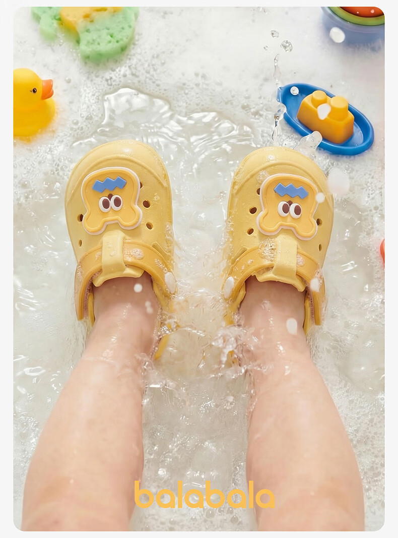 Balabala Kids Summer Sandals Boys Girls Hole Shoes Toddler Sports Outdoor Beach Sandals Baby Kindergarten Hole Shoes 9