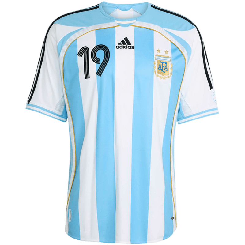Adidas Men's Football Series AFA H JSY 06 M Argentina Home Fan Edition Short Sleeve JN3708 XL