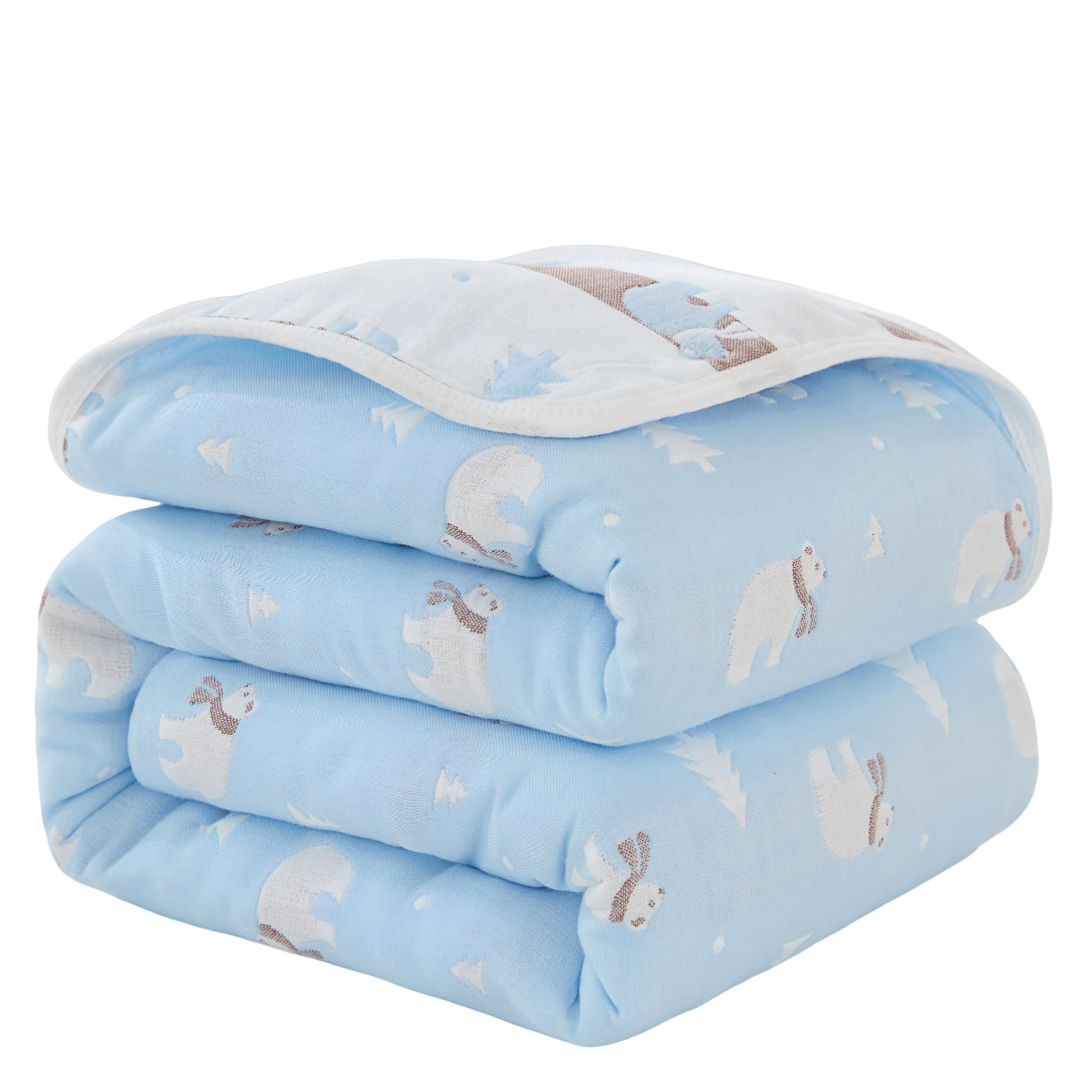 Hengyuanxiang Pure Cotton Six-Layer Gauze Blanket, Towel Quilt, Summer Air Conditioning Quilt for Single/double People And Children, Nap Blanket, 180*200cm