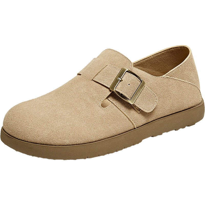Basto Vintage Casual Birkenstock Flat Birkenstock Slippers Women's Sandals D3062BH5 Camel D3097CA5 Size 39