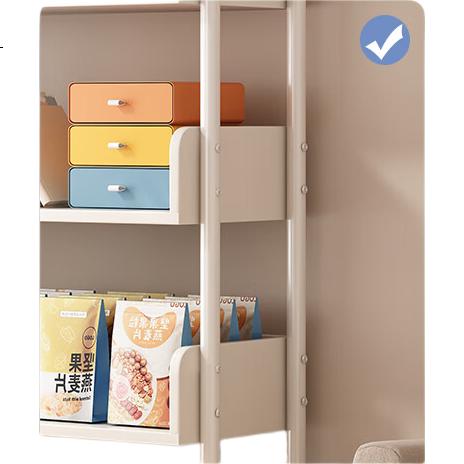 Shanshanmuyi Floor-Standing Bookshelf, Simple Bookcase, Student Storage Rack, Home Living Room Multi-Layer Storage Shelf