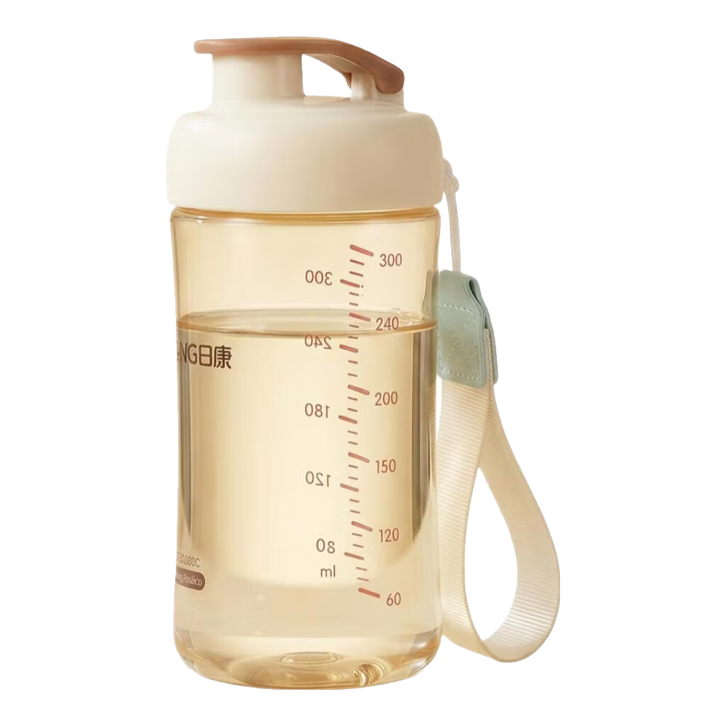 Rikang Children's Water Bottle PPSU Flip-Top Direct Drinking Cup 1+ Years Student School Use 360ML B1085