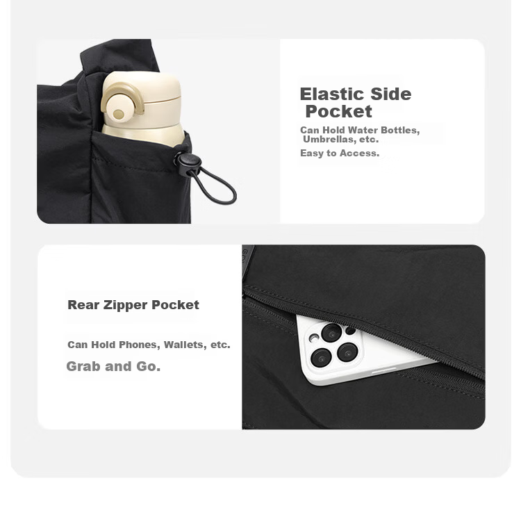 GOLF Lightweight Crossbody Bag Unisex Casual Shoulder Bag Cycling Phone Bag Outdoor Sports Small Backpack Detachable Coin Purse 4