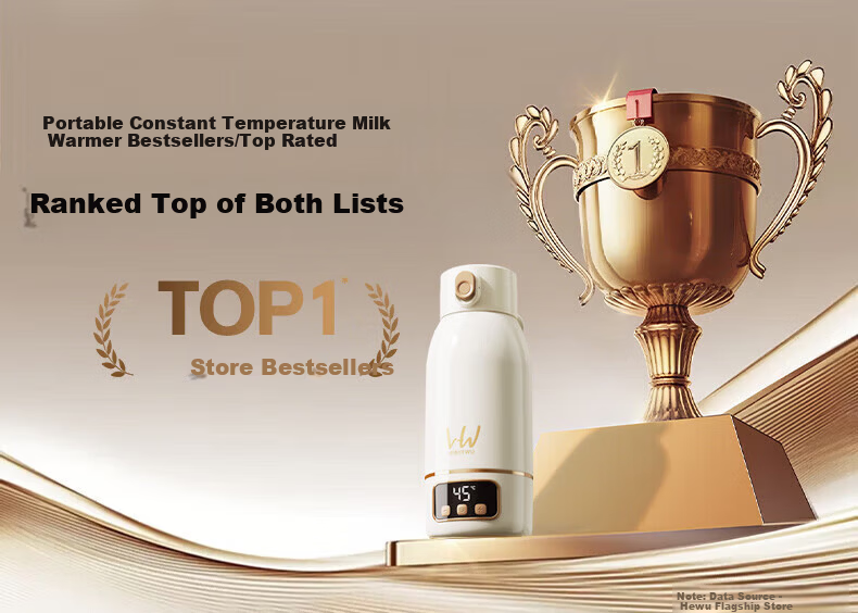 HeWu Wireless Portable Thermostatic Cup Thermostatic Kettle Baby Travel Milk Frother Water Boiling Cup Milk Warmer Fast Charging Set 1