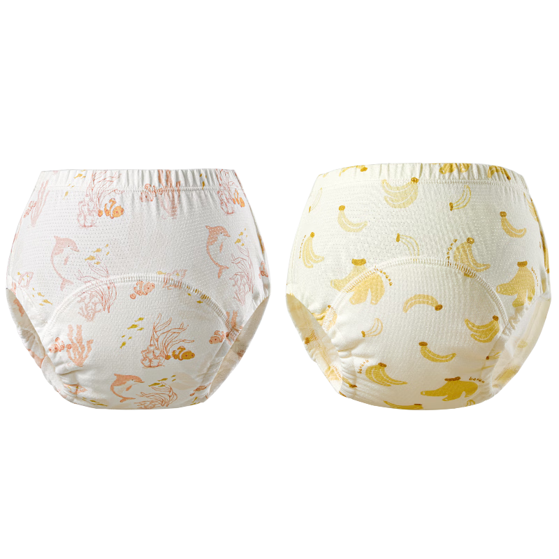 October Crystals Toilet Training Pants Unisex Baby Breathable Diaper Pants Washable Potty Training Underwear Toddler Pull-Ups