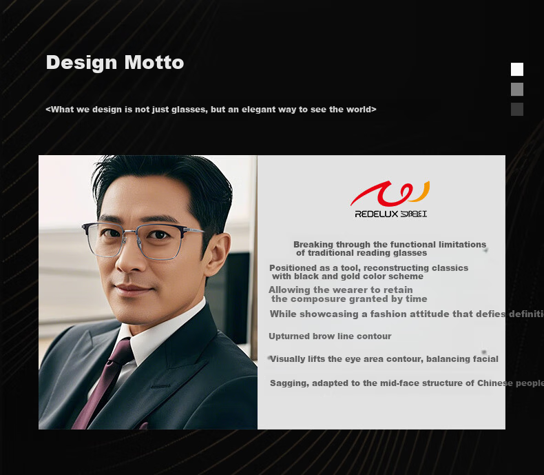 Sunset Red Pure Titanium Reading Glasses HD Blue Light Blocking Fashion Business Premium Brand E213Q 150 Degree 13