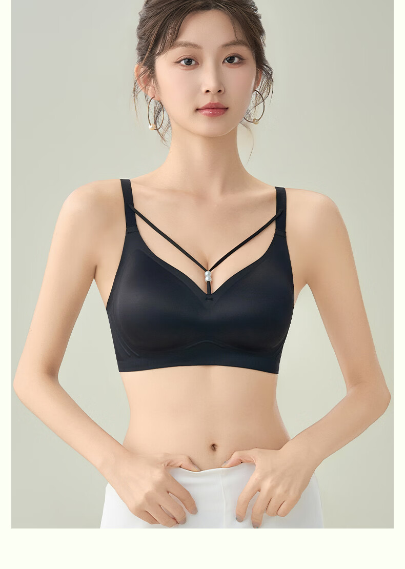 Herbal Essence Satin Lightweight Luxury Sexy Wireless Soft Support Seamless Bra Women's Spring 2026 New Arrival 16