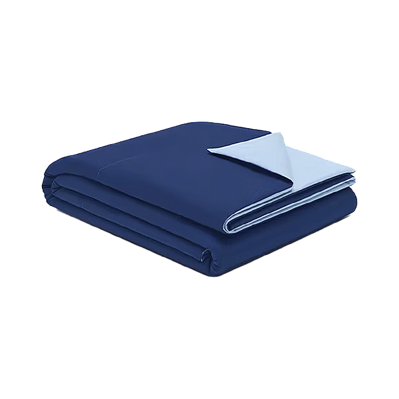 MUJI Class A Temperature-Controlled Ice Silk Summer Cooling Quilt Air Conditioning Blanket Double-Sided Cooling 200x230cm Double Quilt Core Deep Sleep Blue