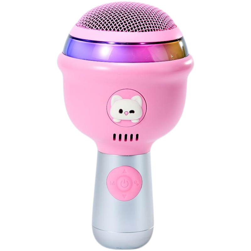 Carlbaby Children's Early Education AI Microphone Toy 3-6 Years Wireless Bluetooth Microphone Speaker Combo Birthday Gift for Boys and Girls
