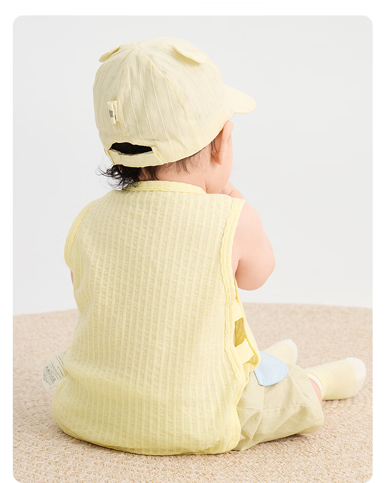 Balabala [balaOne] Baby Vest Infant Summer Outerwear 2026 Cotton Two-Piece Set 6