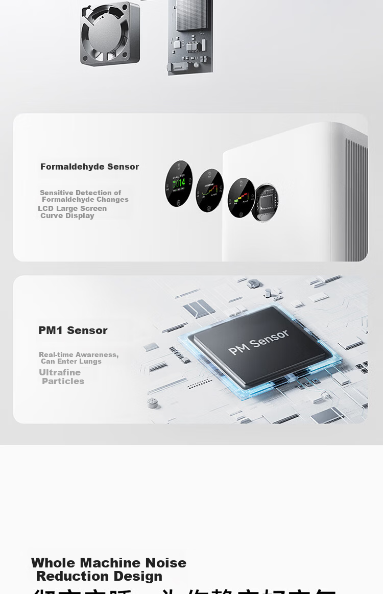 Mijia Xiaomi Air Purifier 5 Pro, Home Use, Removes Formaldehyde, Bacteria, And Allergens 21