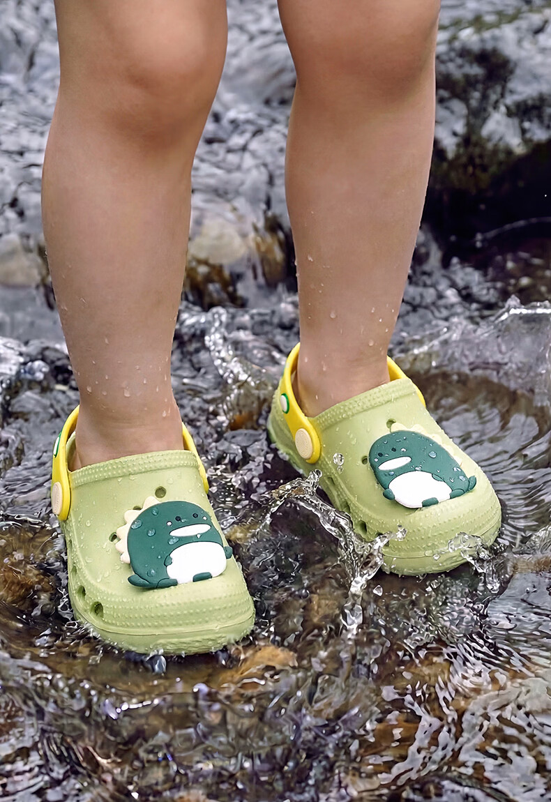 Cheerful Mario Kids Summer Slippers Boys Girls Toddler Cartoon Beach Sandals Non-slip Soft Sole Indoor Closed-toe Baby Clogs 2
