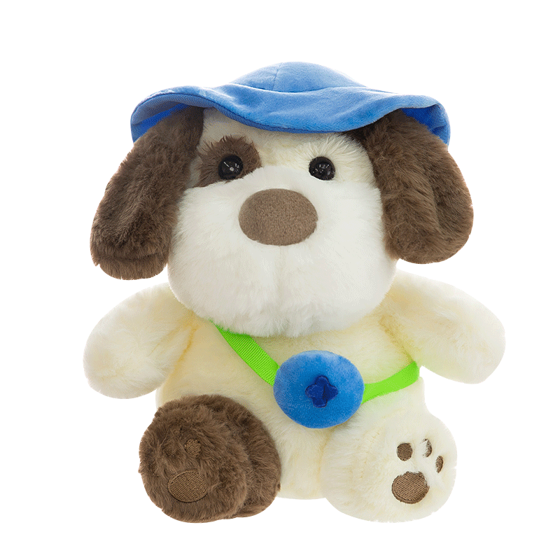 Beishangxing Plush Puppy Doll Plush Toy Hugging Dog Stuffed Animal Dog Pillow Children's Sleep Hug Doll Birthday Gift for Boys and Girls