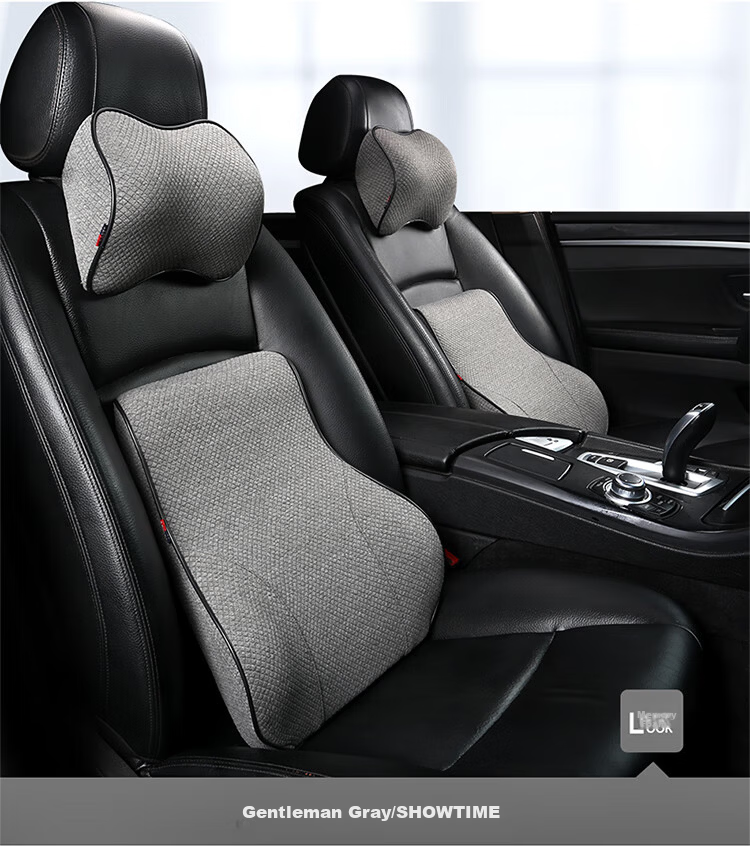 BOLISH Car Headrest Pillow Neck Pillow Cushion Office Home Neck Support Dark Blue ML for Xiaomi SU7 13