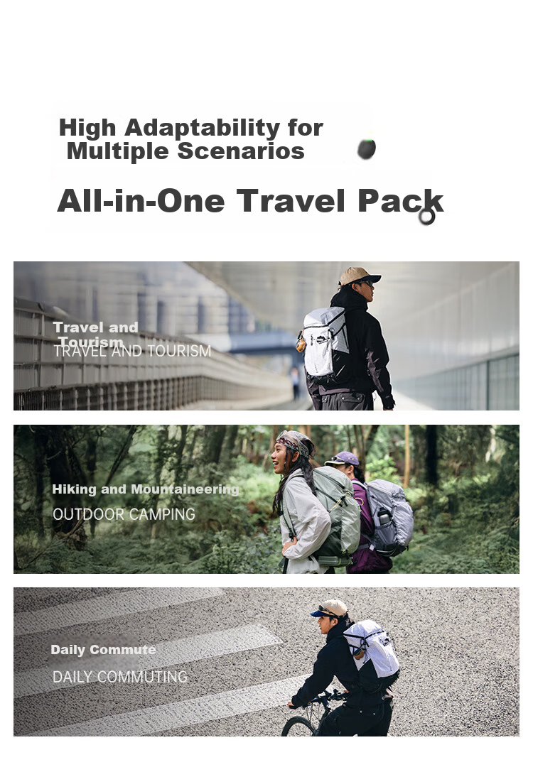 Naturehike Nuoke Helium 25L Hiking Backpack Professional Lightweight Mountaineering Outdoor Travel Waterproof Men Women Shoulder Bag 9