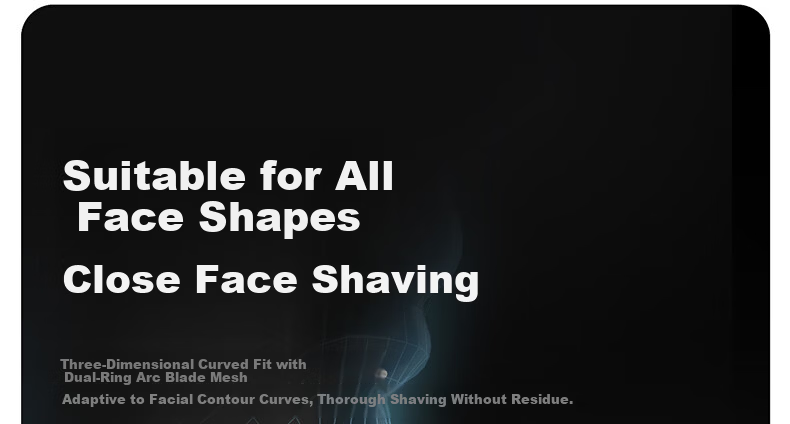 FLYCO Borui Series Electric Shaver Beard Trimmer Anti-Pinch Washable Fast Charging Wet and Dry Use PS169 Gift for Boyfriend Elders Holiday Birthday New Year 4