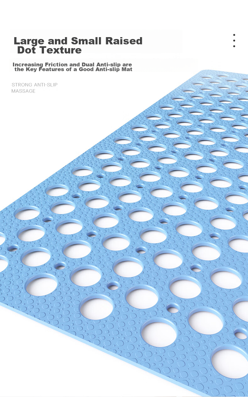 Dajiang TPE Bathroom Non-Slip Mat, Elderly Bathing Anti-Fall Floor Mat, Shower Room And Bathroom Specialized Non-Slip Mat, 43x75cm 7